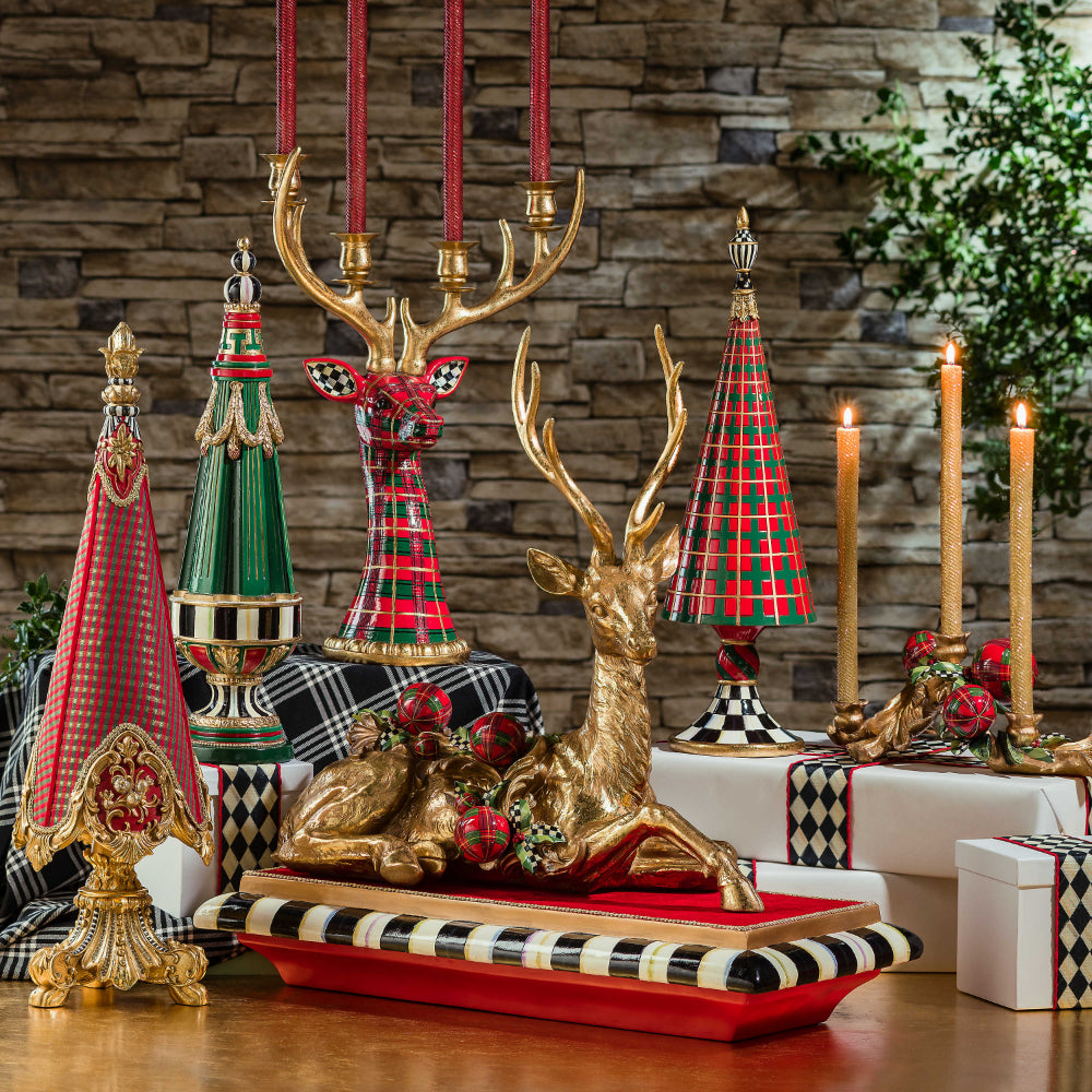 MacKenzie-Childs Shimmer Dinner Candles - Set of 2