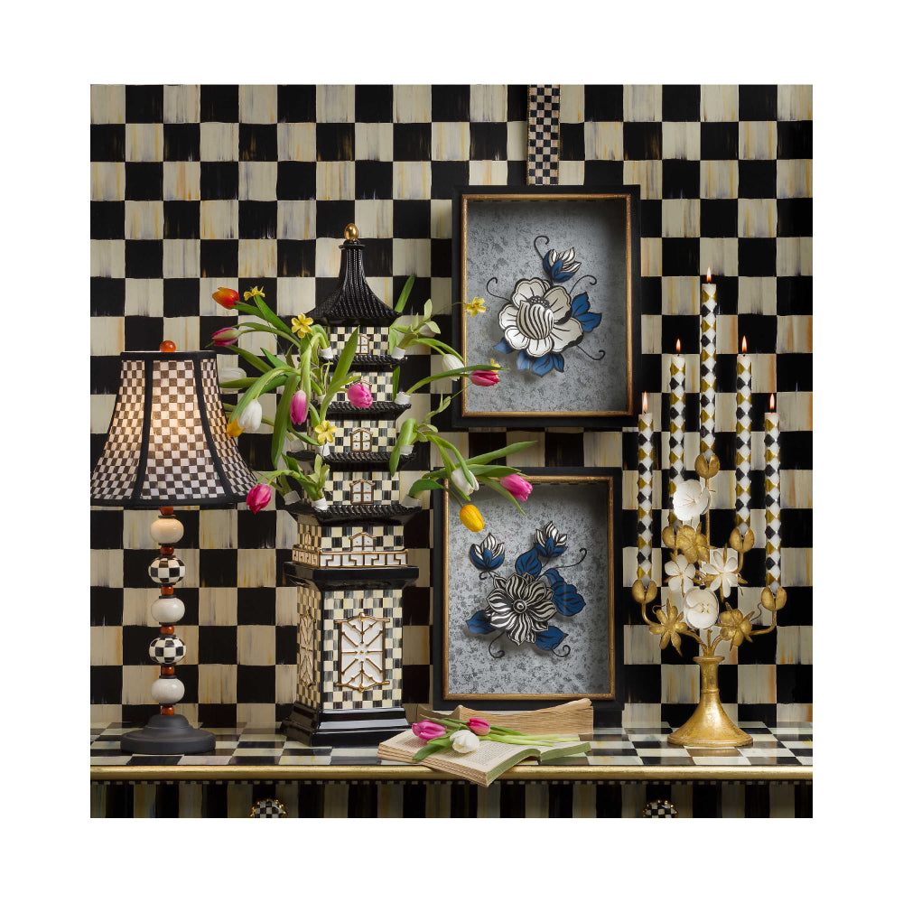 MacKenzie-Childs Golden Flower Candelabra