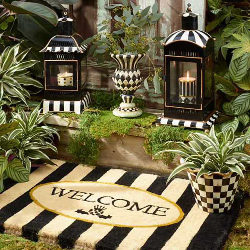 MacKenzie-Childs Awning Stripe Welcome Mat (In-Store Pickup Only)