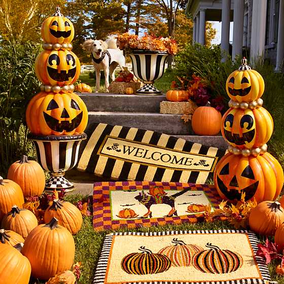 MacKenzie-Childs Courtly Stripe Urn (Instore Pickup Only)