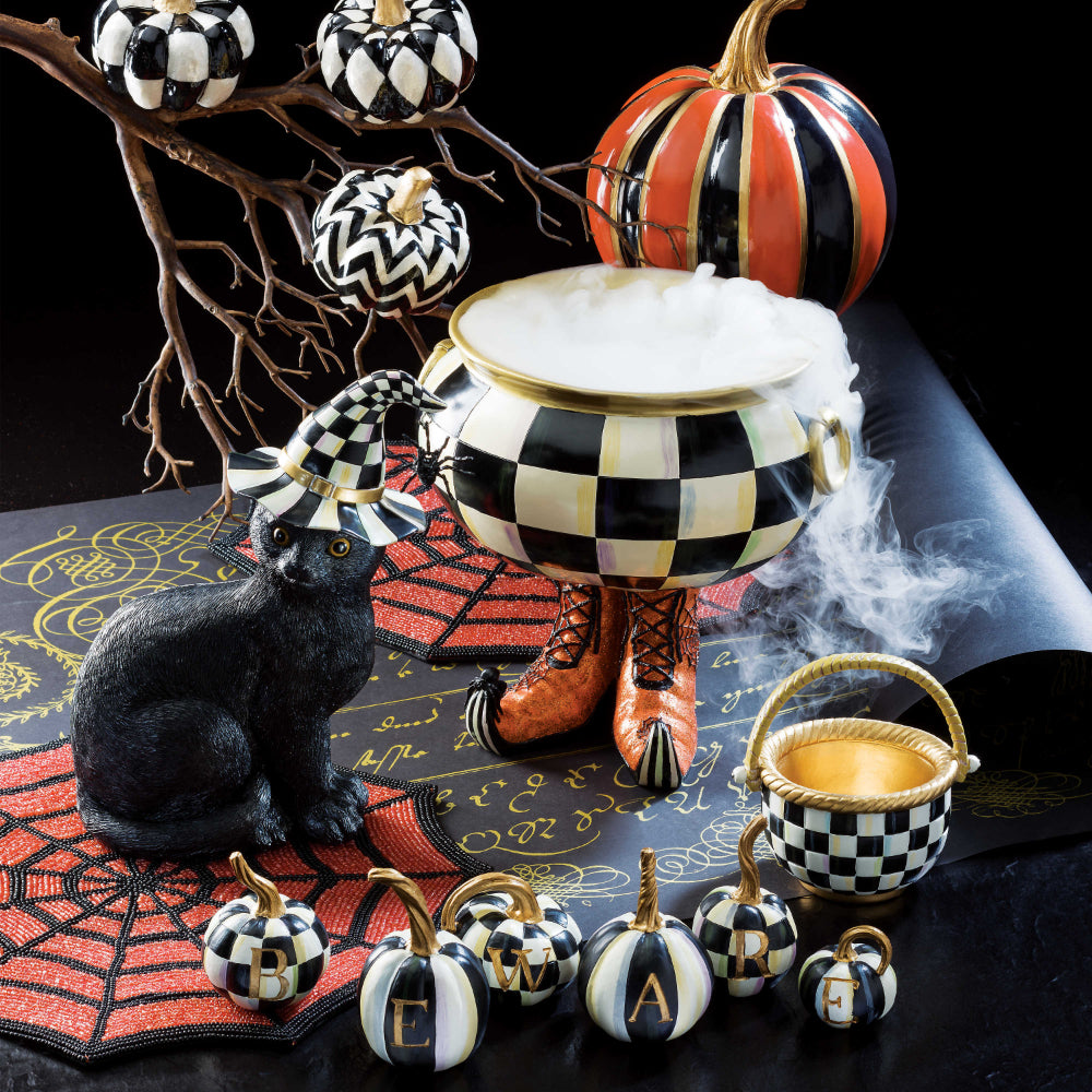 MacKenzie-Childs Courtly Check Basket - Small life style photo