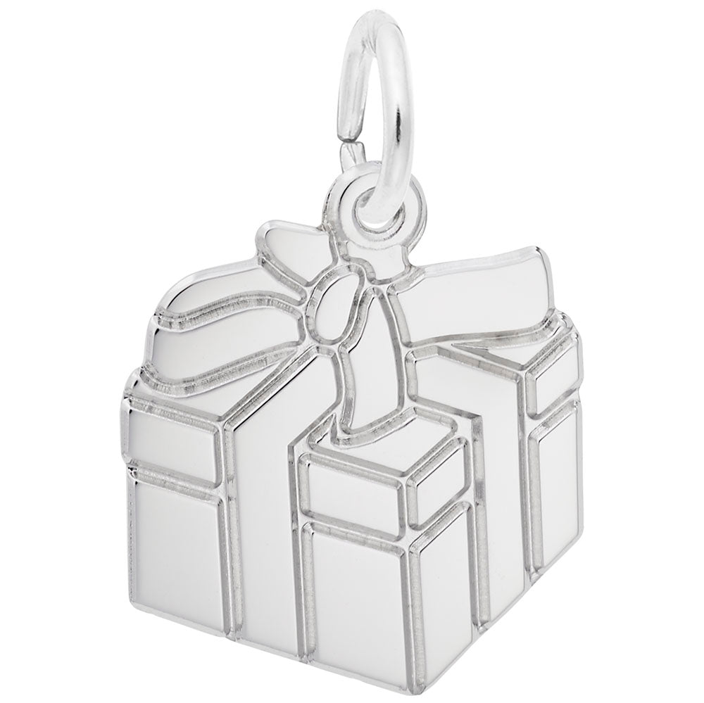 Flat Gift Box Charm