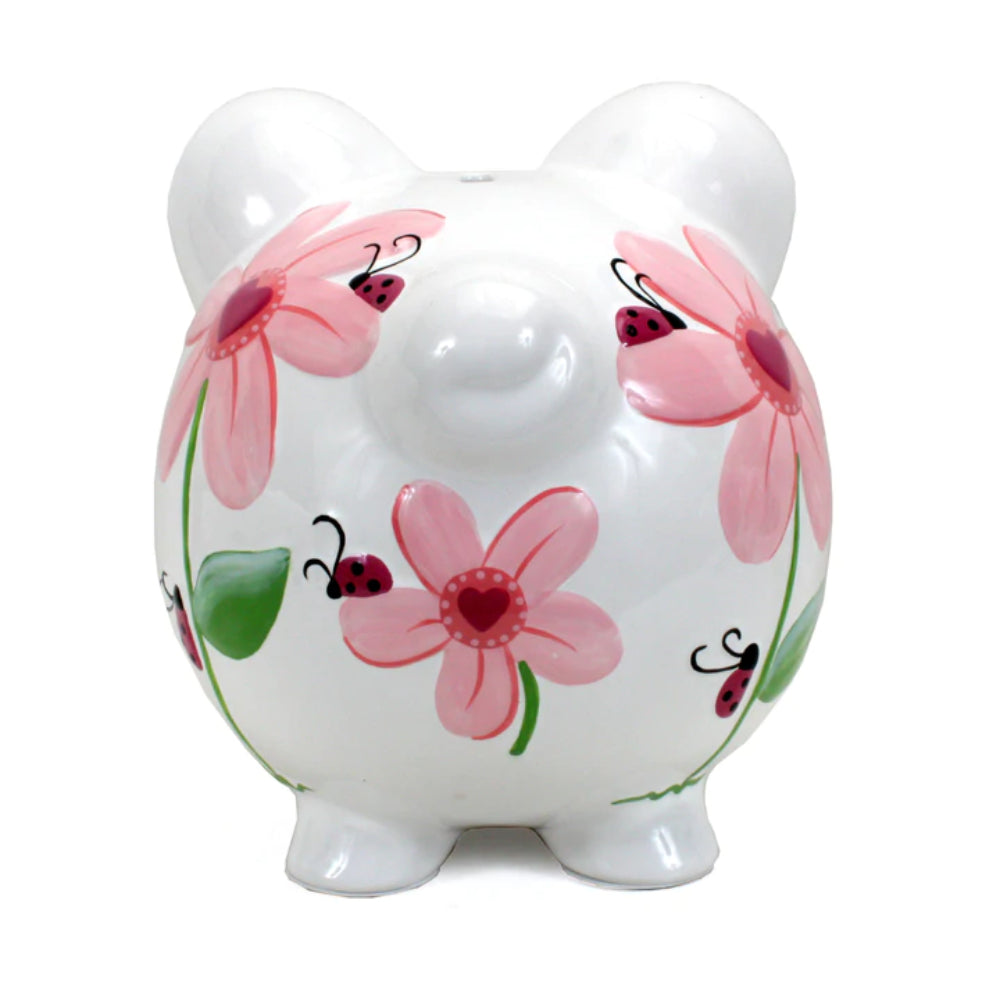 Child to Cherish Ceramic Ladybug Piggy Bank