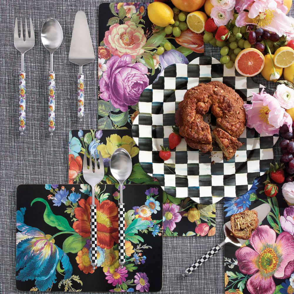 MacKenzie-Childs Supper Club Pie Server - Courtly Check