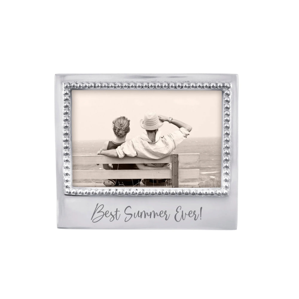 Mariposa BEST SUMMER EVER Beaded 4x6 Frame Smyth Jewelers