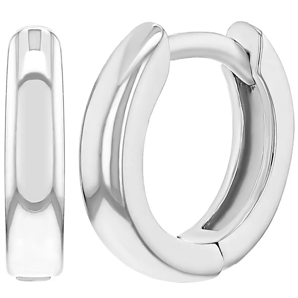 Childrens silver online hoop earrings
