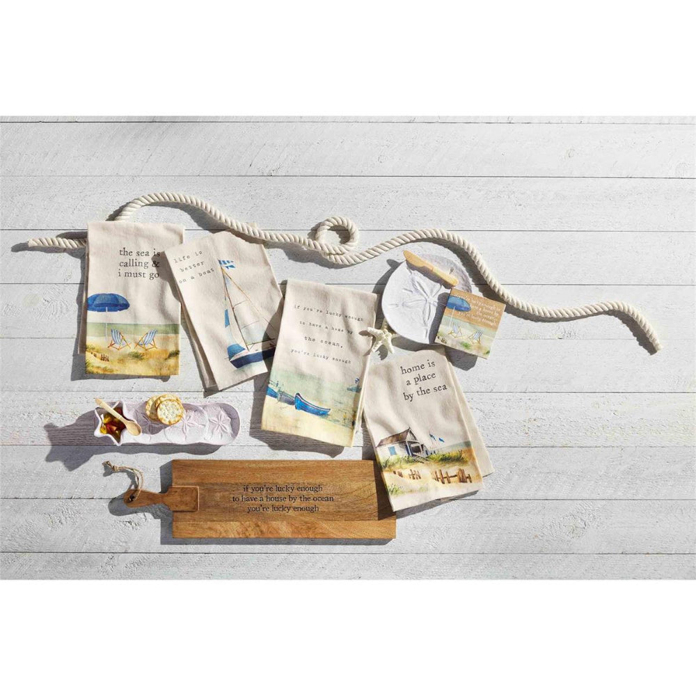 Mud Pie Sand Dollar Cheese Set