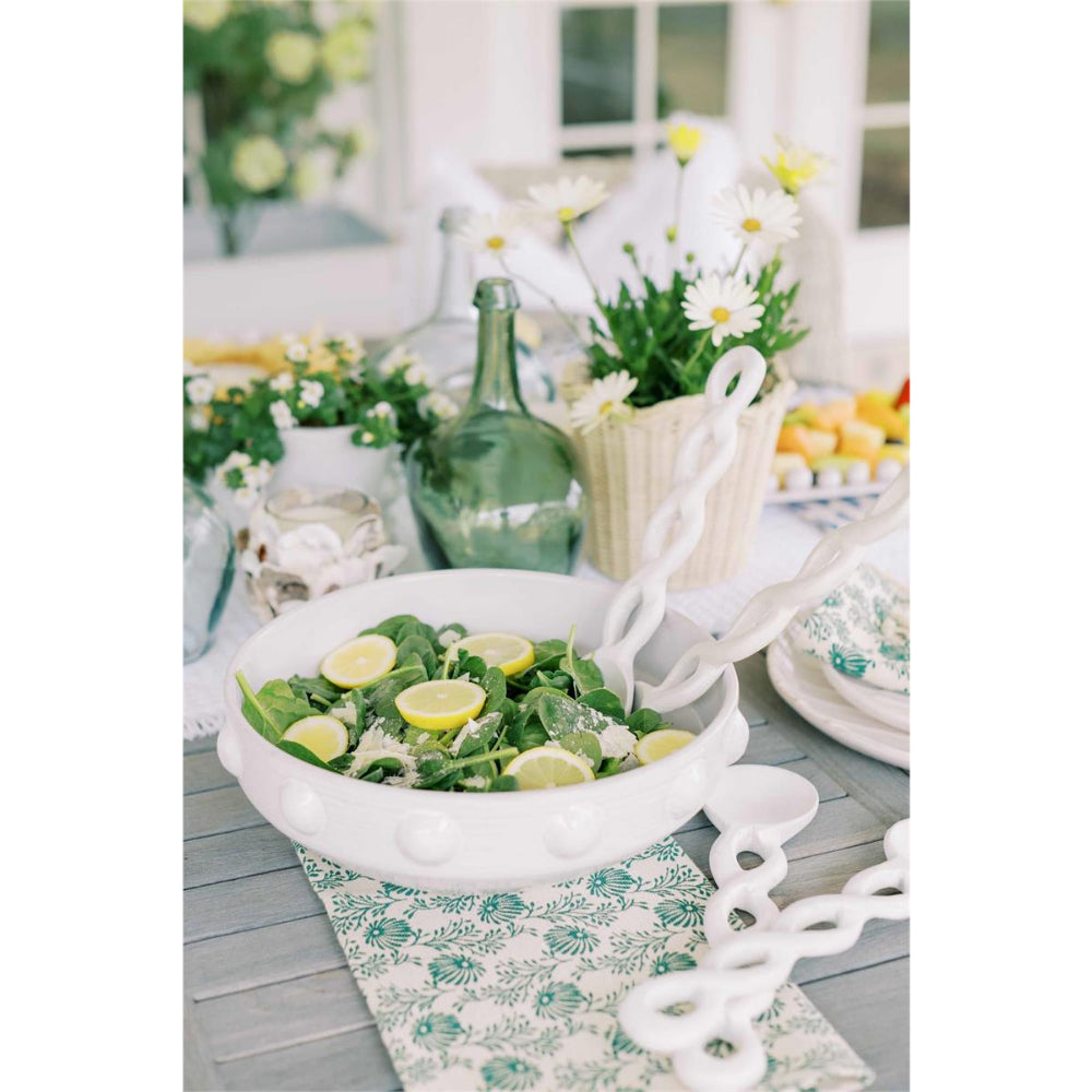 Mud Pie Beaded Serving Bowl