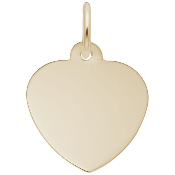 Engravable Heart Charm