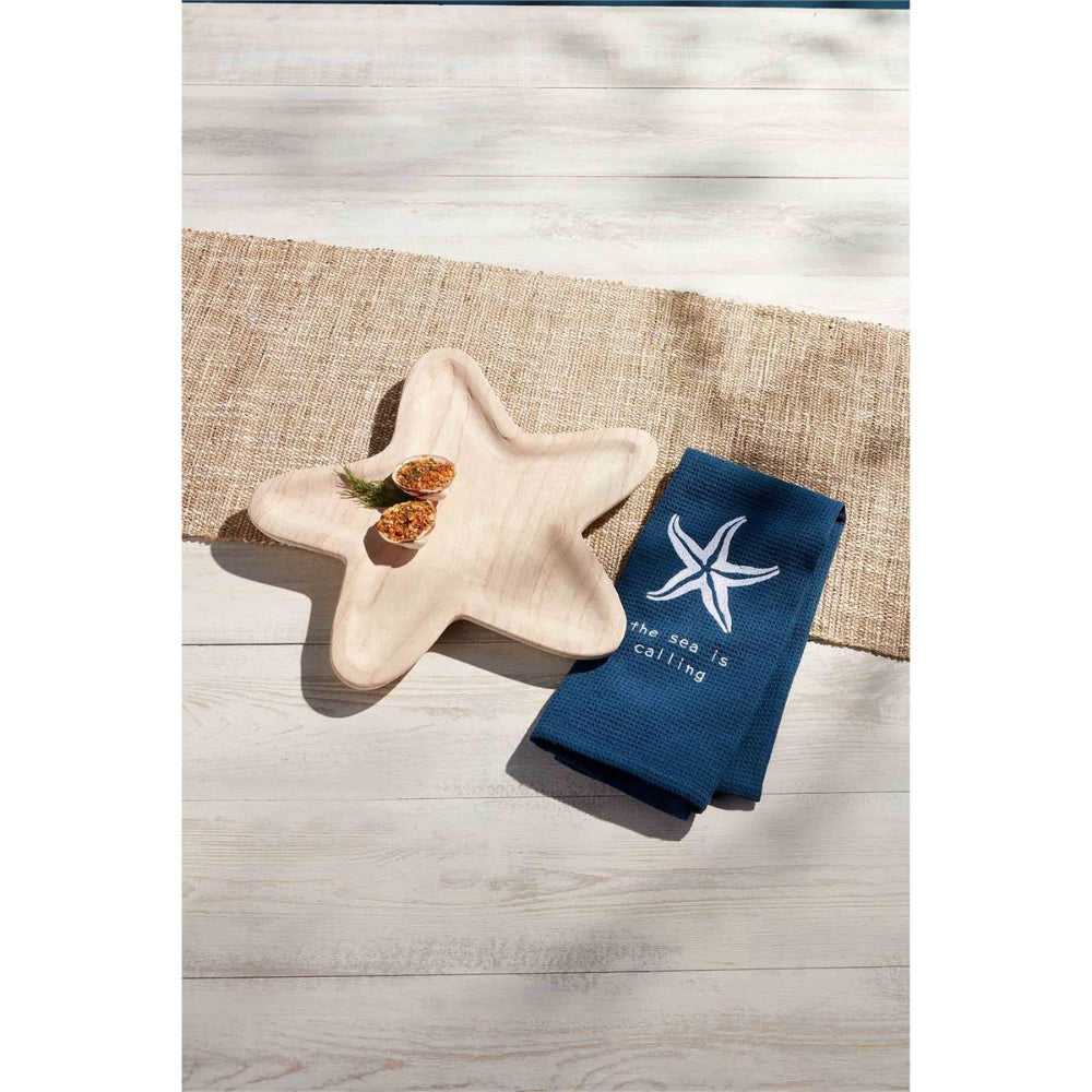 Mud Pie Starfish Tray & Towel Set