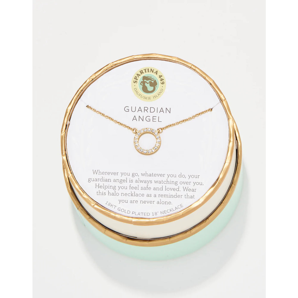 Spartina Sea La Vie Necklace 18" Guardian Angel/Halo