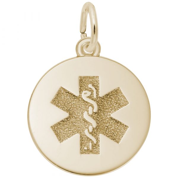 Medical Symbol Disc Charm