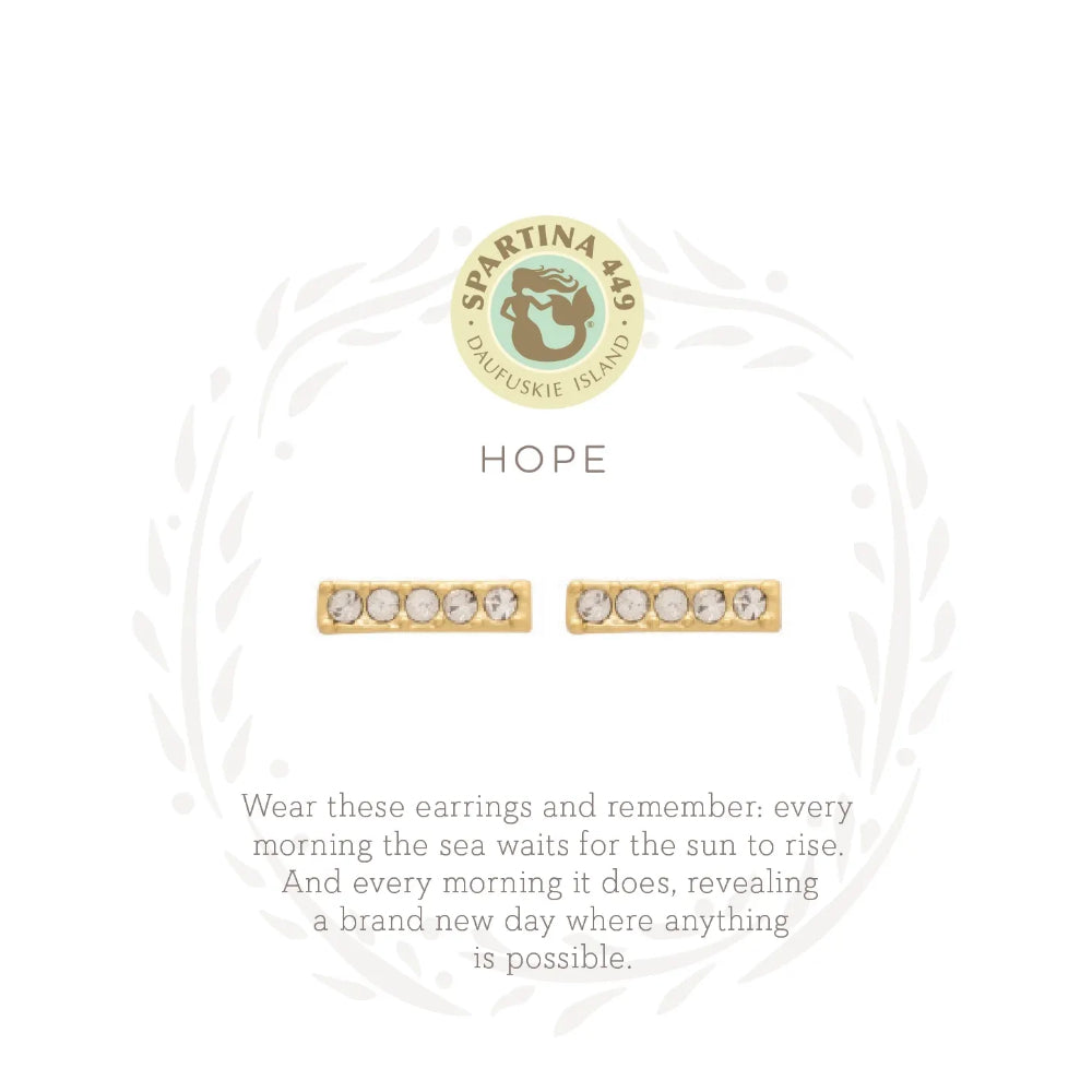 Spartina Sea La Vie Stud Earrings Hope/Horizon