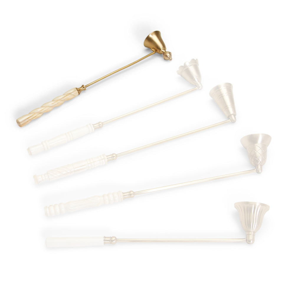 Two's Company Lights Out Antiqued Gold Candle Snuffer