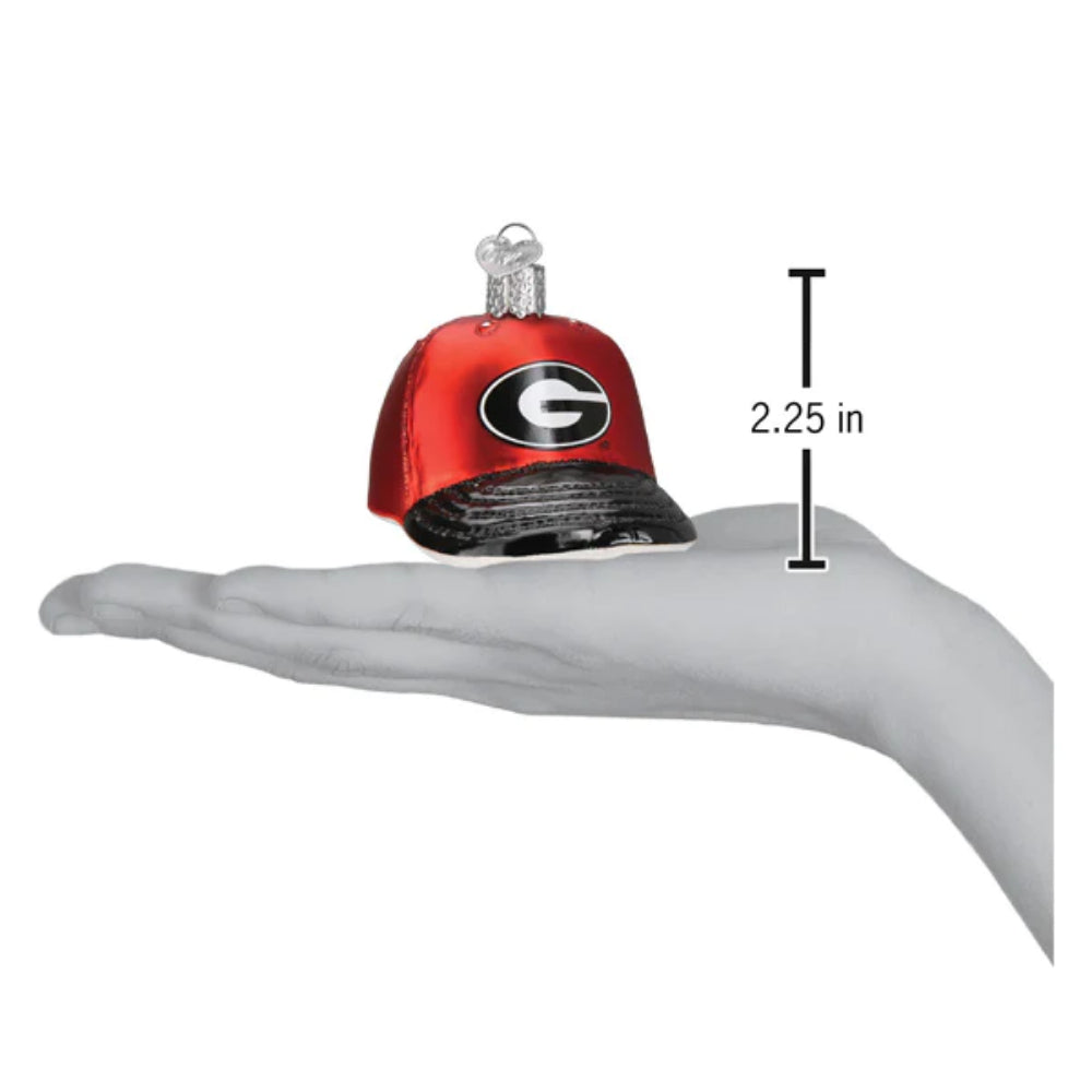 OWC Georgia Baseball Cap Ornament