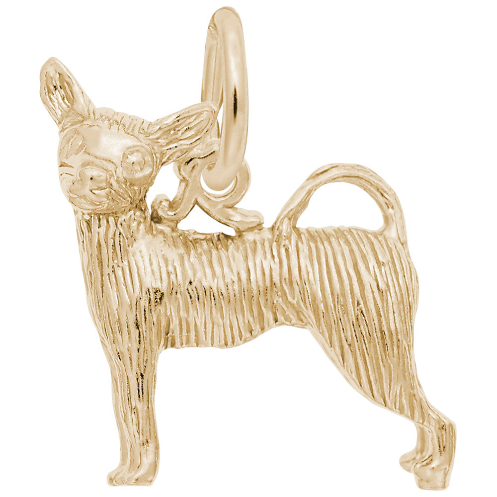 14k Chihuahua Charm