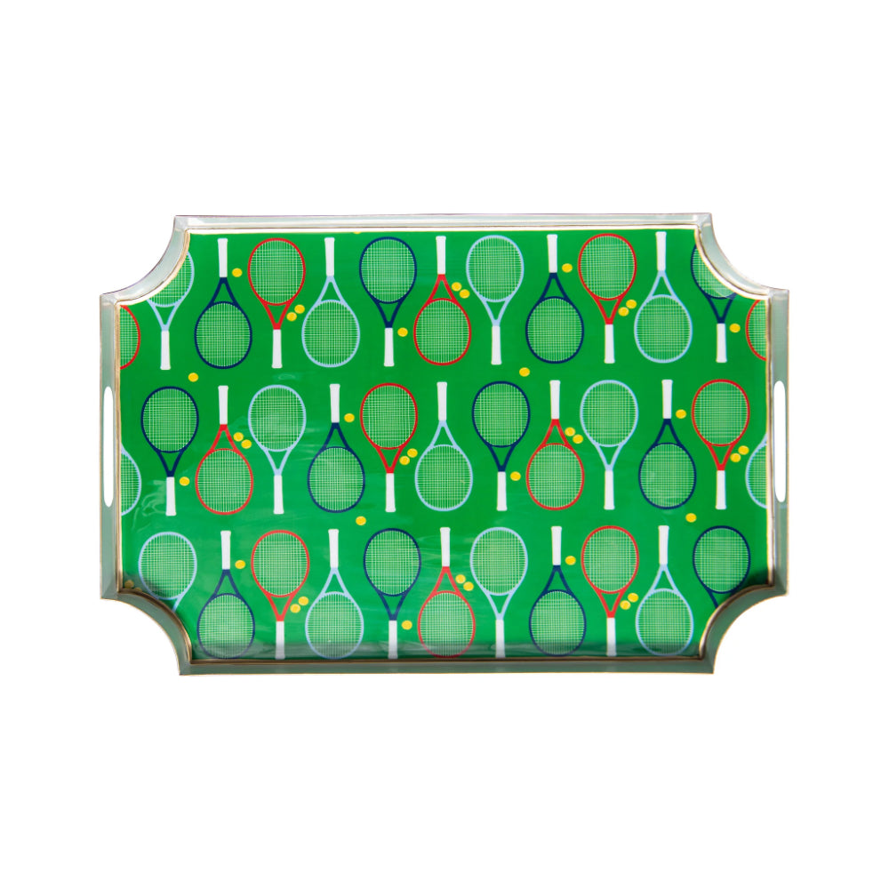 Jaye's Studio Tennis Enameled Jaye Tray