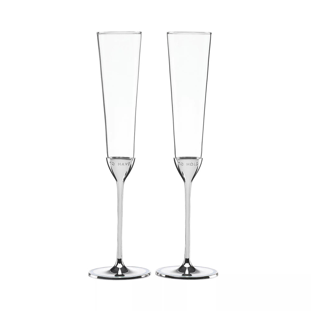 Kate Spade Take The Cake™ 2-piece Champagne Flute Set