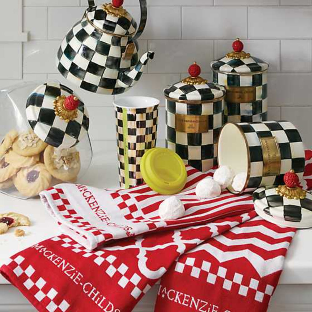 MacKenzie-Childs Courtly Check Canister