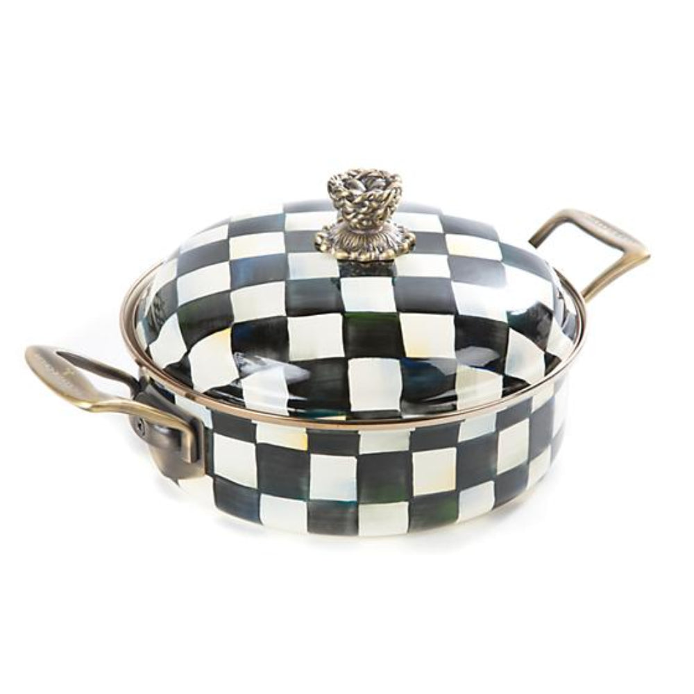 MacKenzie-Childs Courtly Check Enamel 3qt. Casserole – Smyth Jewelers