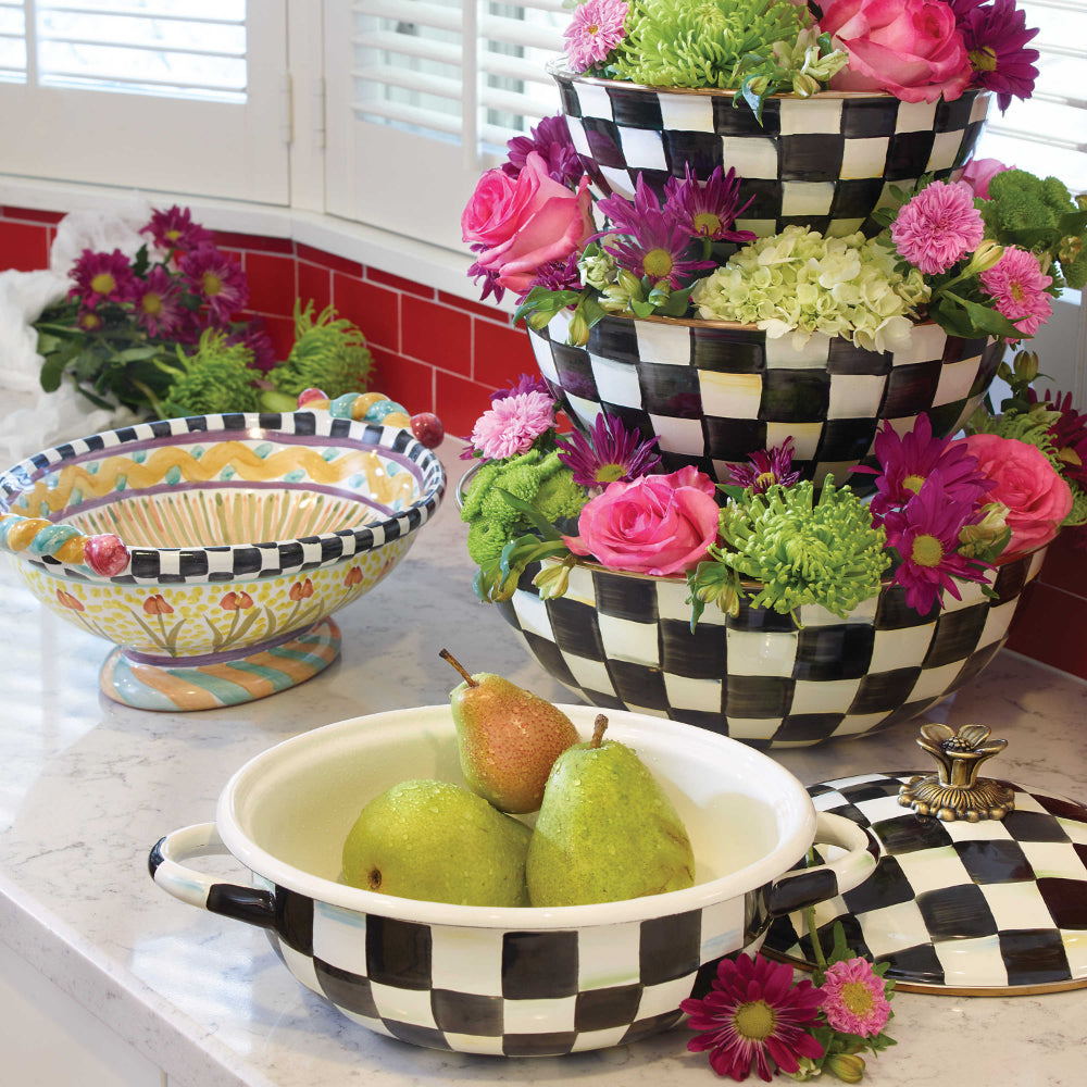 MacKenzie-Childs Courtly Check Everyday Bowl
