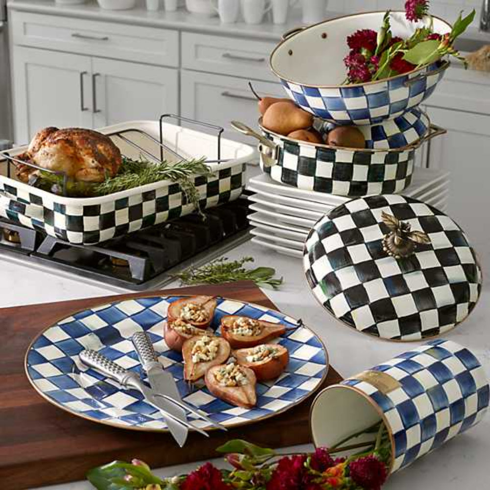 Mackenzie-Childs Royal Check Utensil Holder
