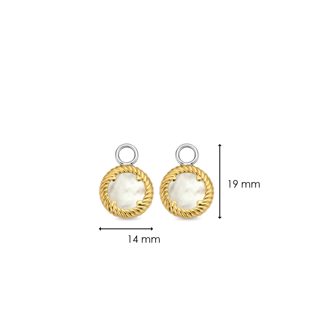 TI SENTO - Milano Mother of Pearl Ear Charms