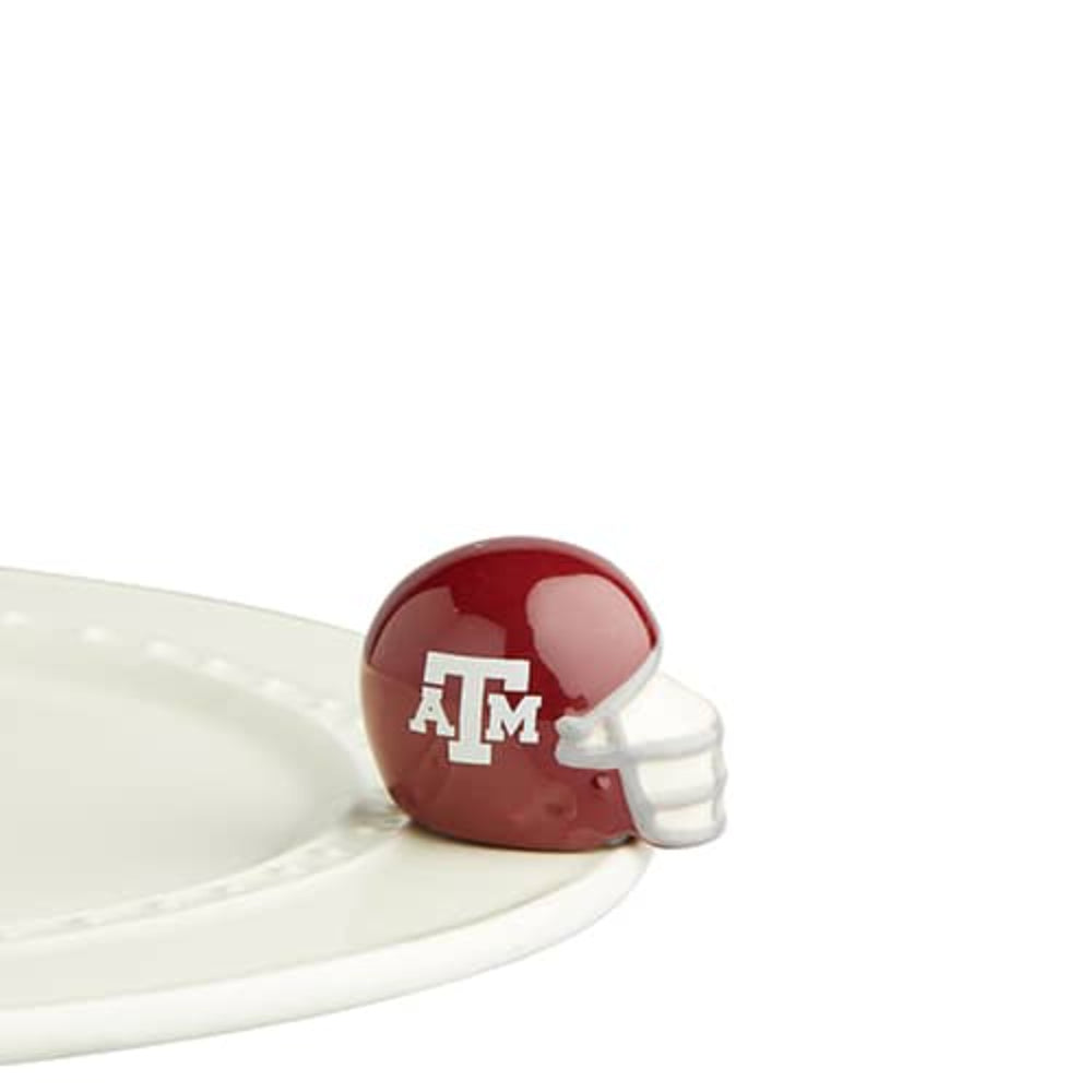 Nora Fleming Texas A&M Helmet Mini