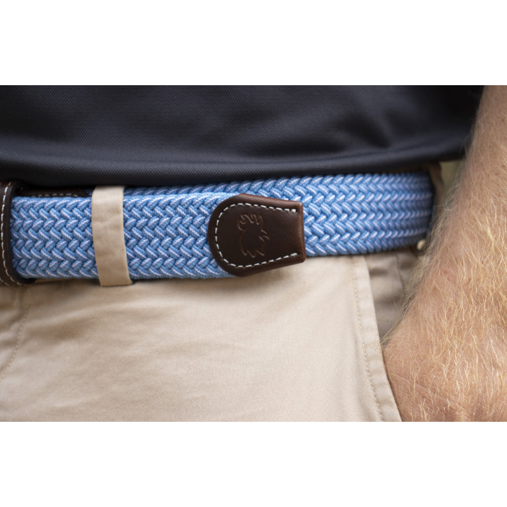 Roostas The Newport Two Toned Woven Stretch Belt