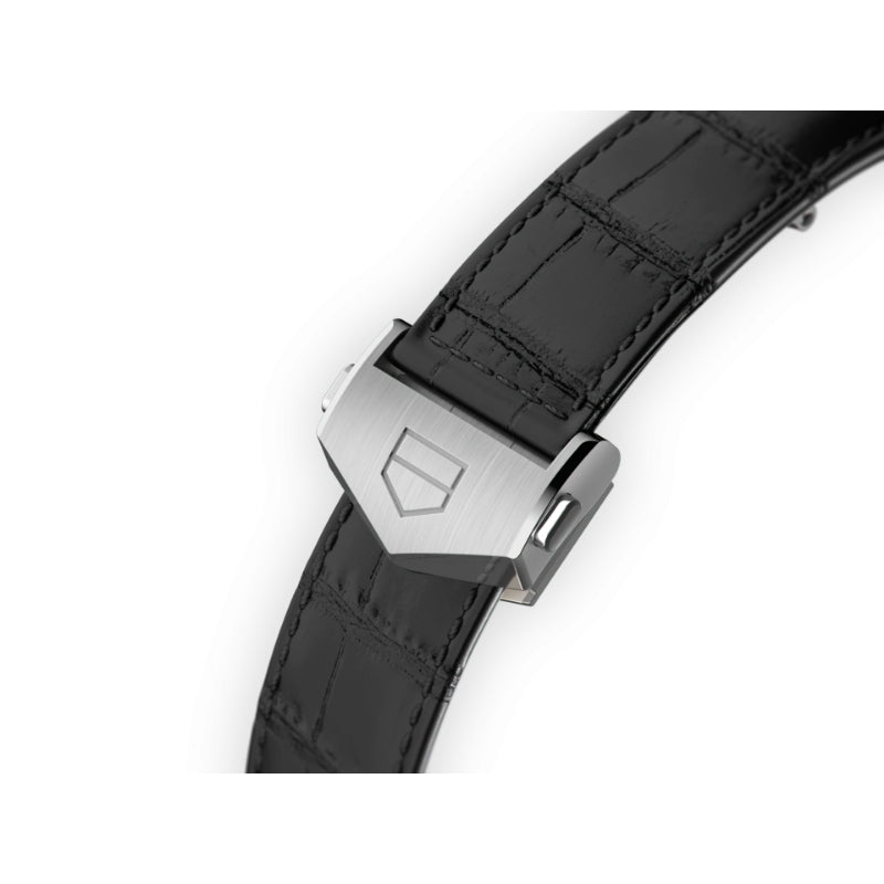 Tag Heuer Carrera 44mm Calibre HEUER02 Automatic Chronograph - Black/18k Rose Gold