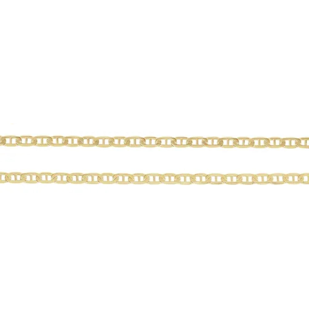 Smyth Jewelers Linked 2.25mm Curbed Anchor Chain Welded Bracelet