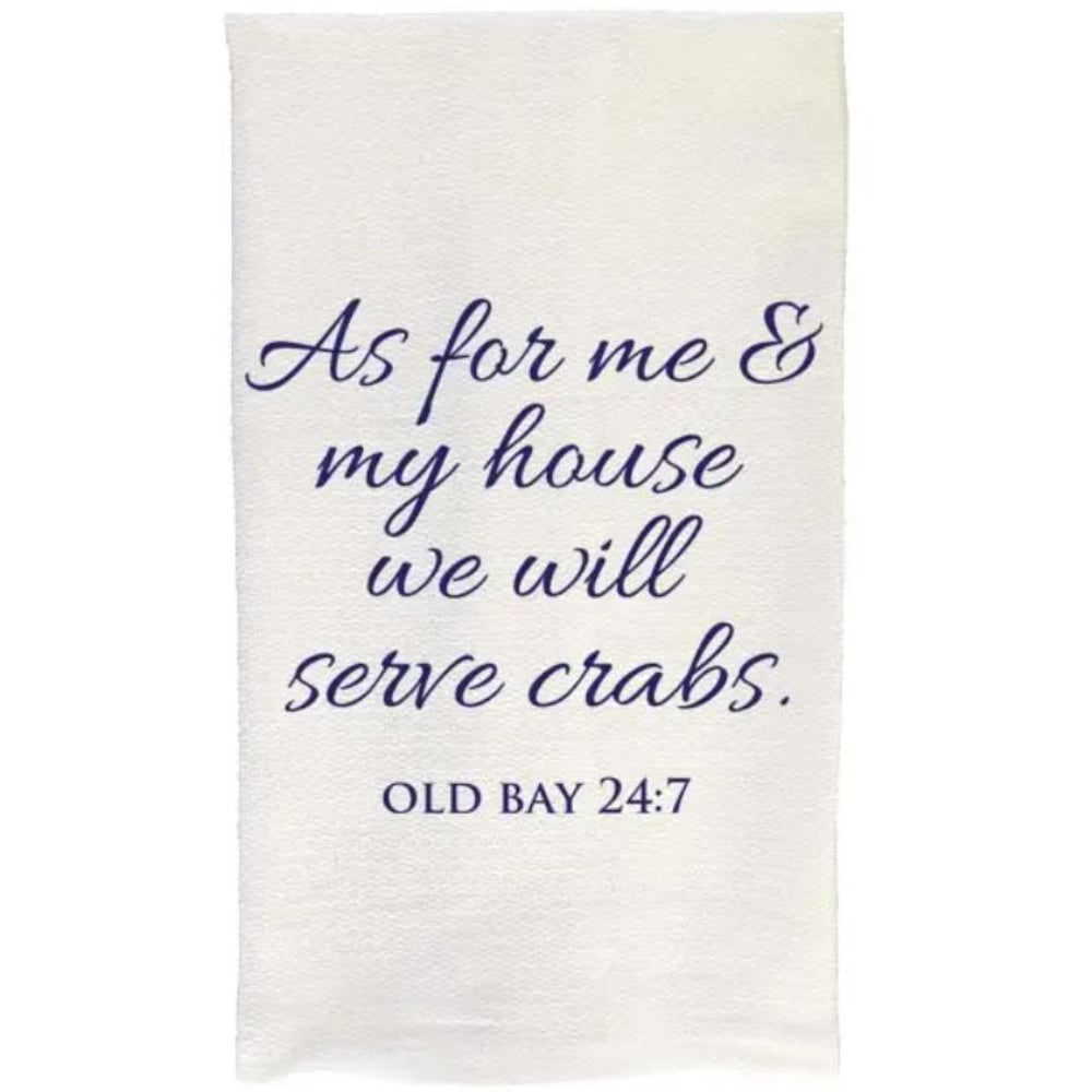 Crab Kitchen Towel - Old Bay 24:7