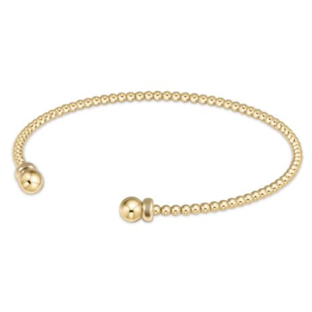 enewton Classic Gold Bead Cuff - 2mm