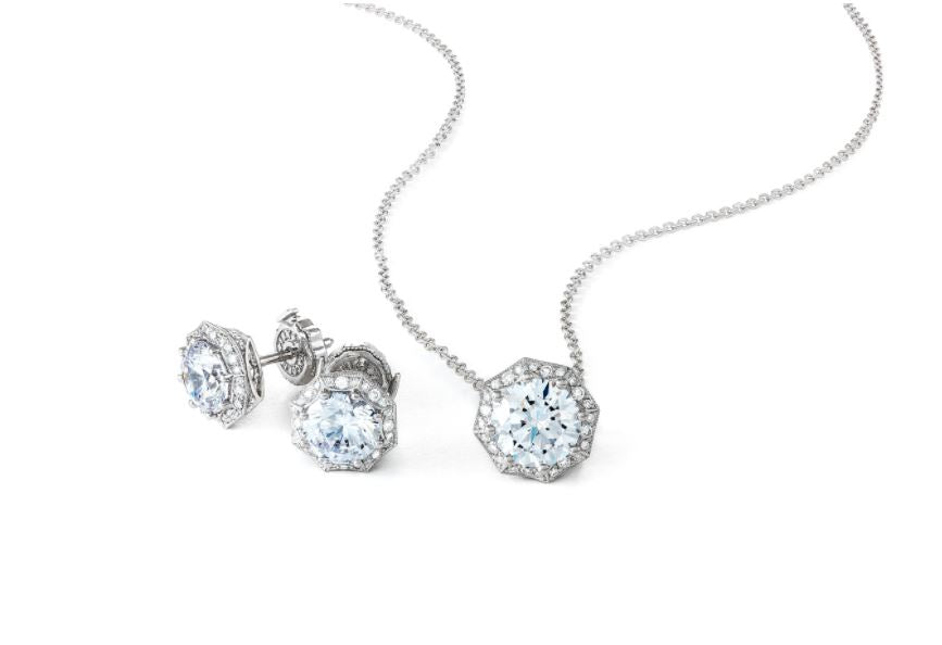 Tacori Bloom Art Deco Bloom Diamond Necklace