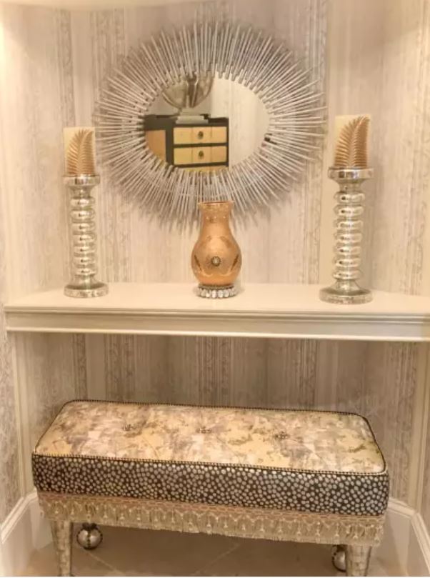 MacKenzie-Childs Golden Hour Chandelier Bench - Instore Pick-up