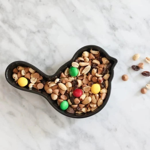 Nora Fleming Grey Bird Trinket Dish