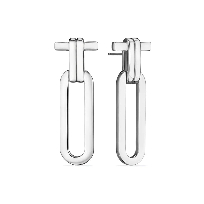 Judith Ripka Sterling Silver Jie Knot Earrings