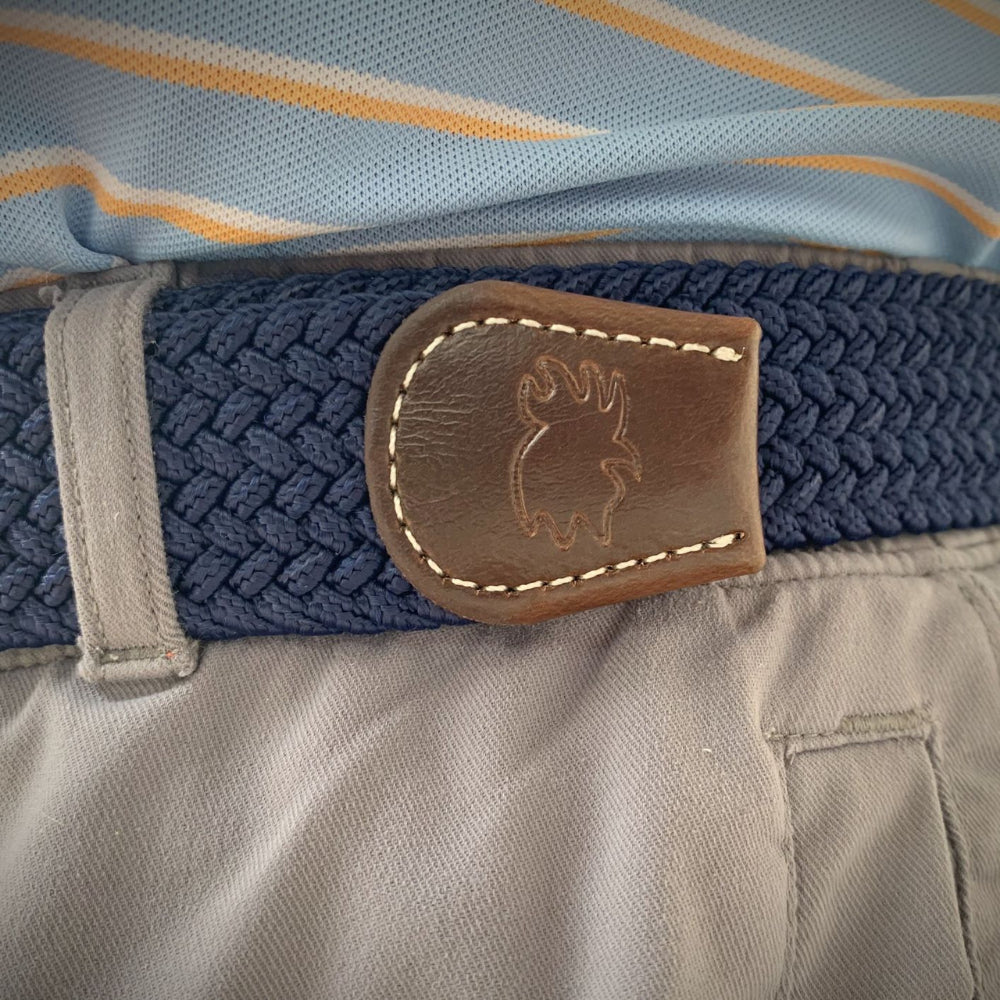 Roostas The Pebble Beach Woven Stretch Belt