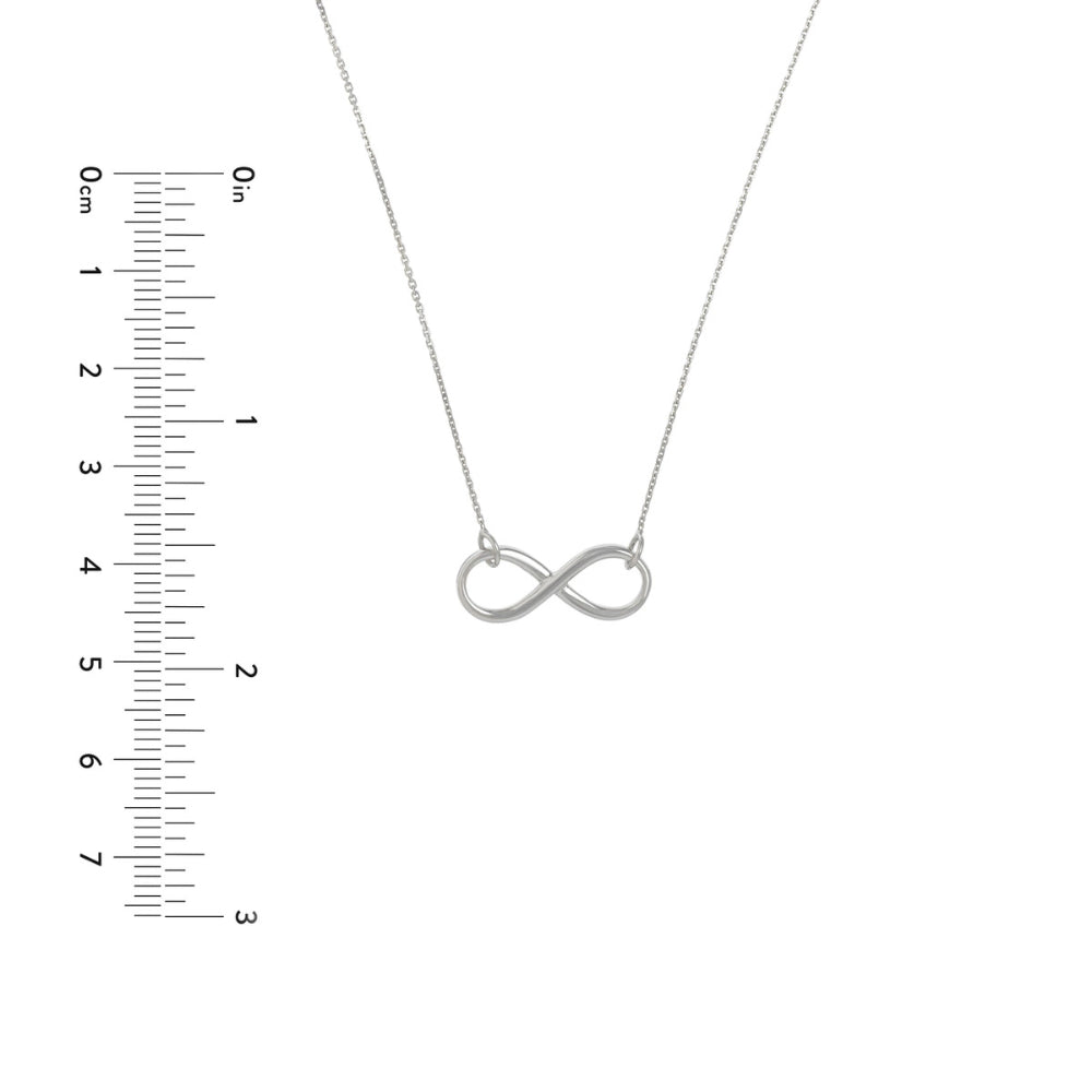 Sterling Silver Infinity Necklace