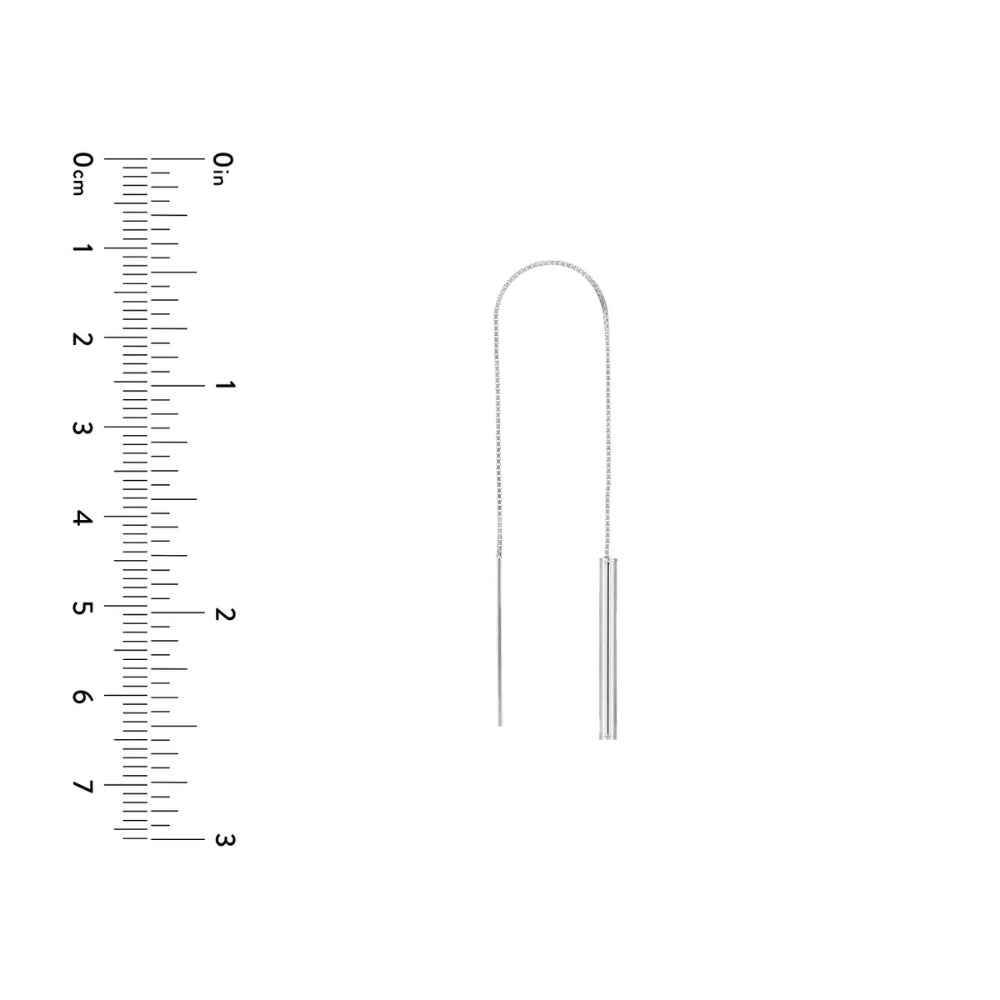 14k Gold Dangling Threader Earrings