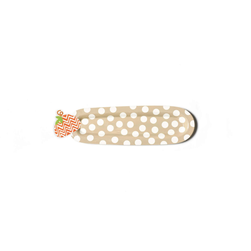 Happy Everything Chevron Pumpkin Mini Attachment