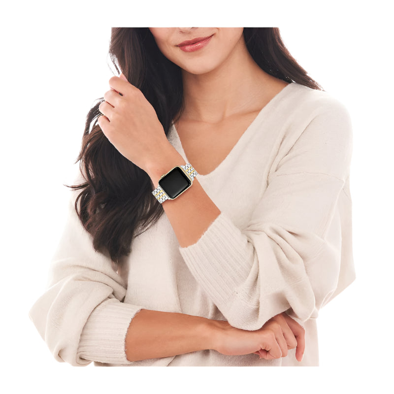 Michele Two-Tone 18K Gold-Plated Bracelet Band for Apple Watch®