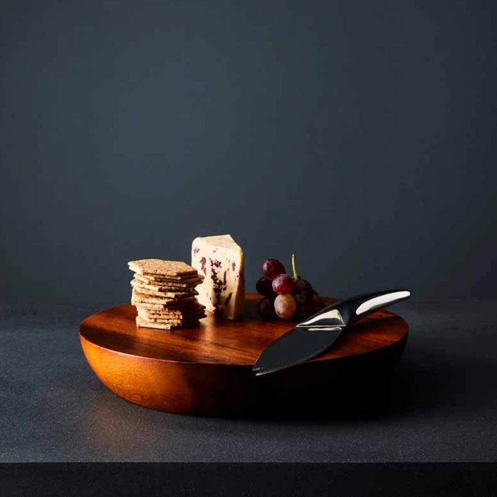 Nambé Harmony Cheese Board w/ Knife