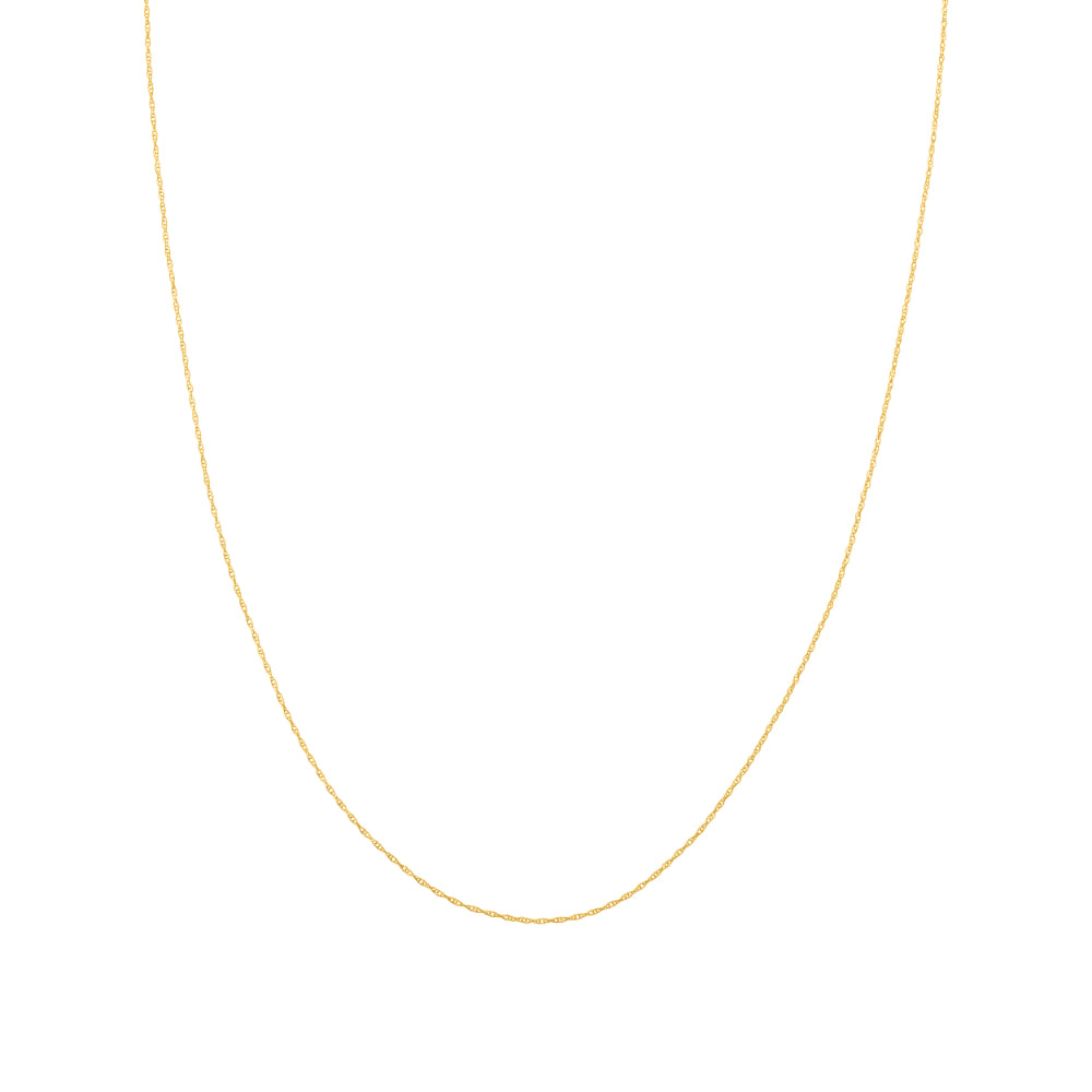 14k Yellow Gold Rope Necklace