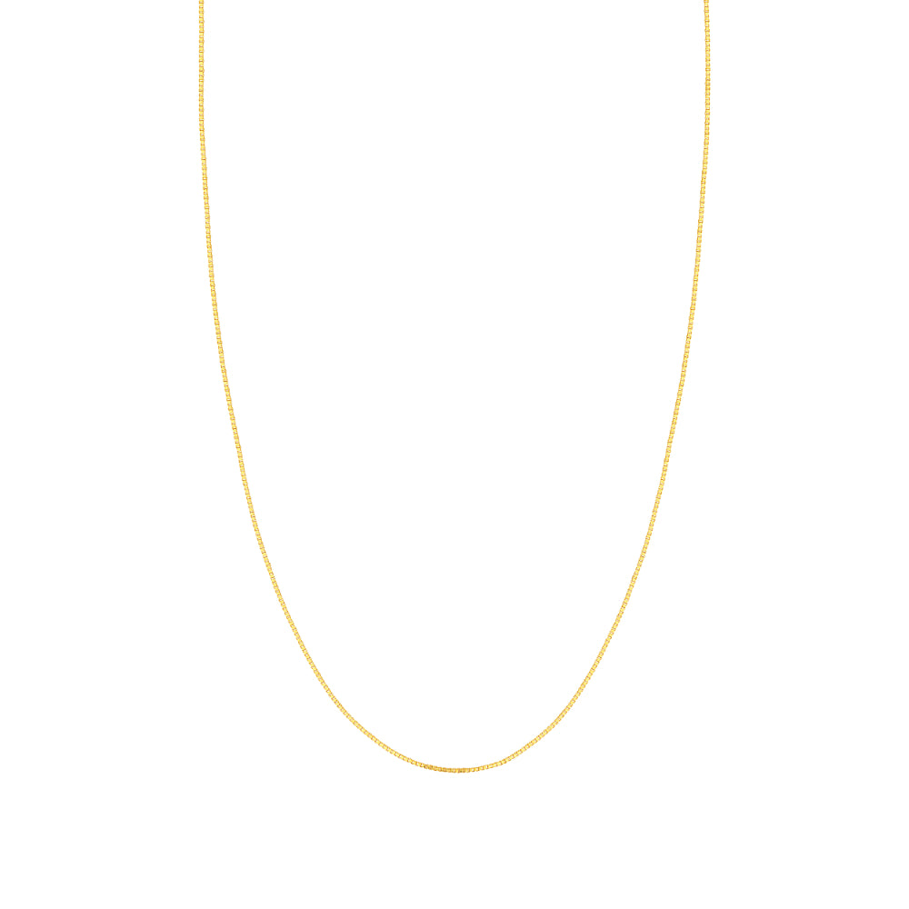 14kt Yellow Gold .96mm Box Chain, 30"