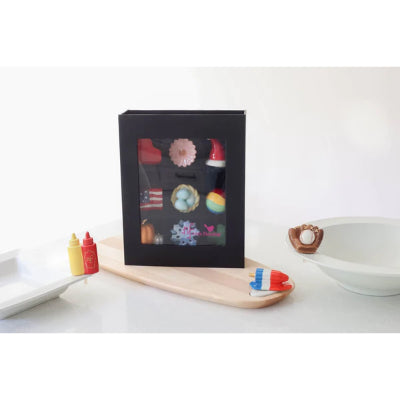 New Nora Fleming Black Linen Texture Keepsake Box - 9 Sections