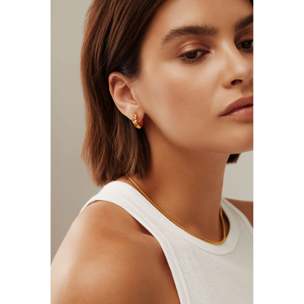 Anna Beck Small Studded Hoop Earrings