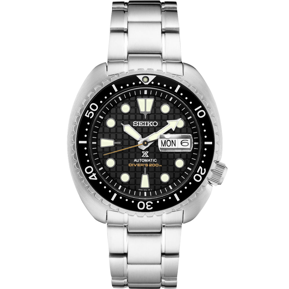 Foran Berygtet Rådne Seiko Prospex Collection 45mm Black Patterned Dial Diver Automatic SRP –  Smyth Jewelers