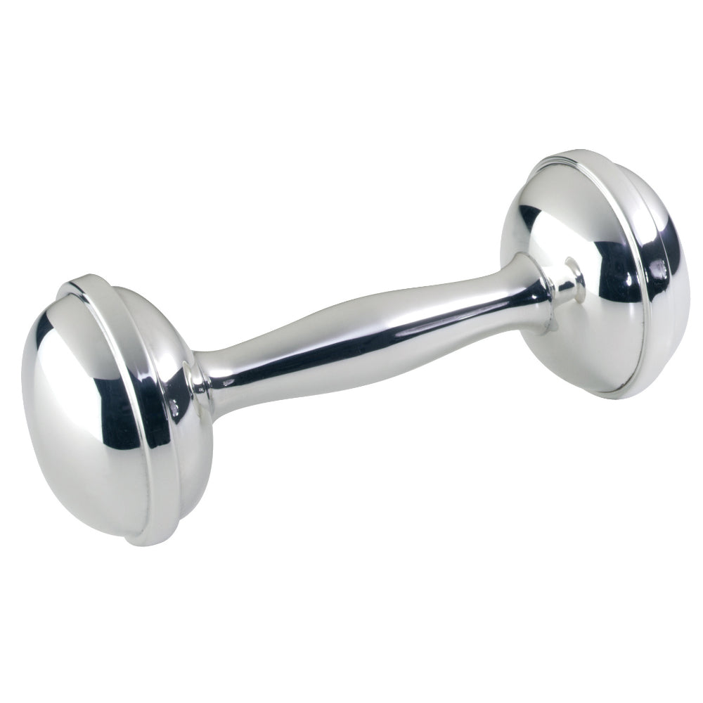 Salisbury Sterling Silver Dumbbell Rattle