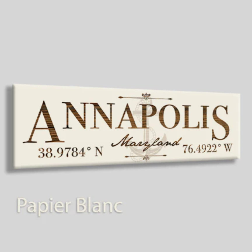 Fire & Pine Annapolis Maryland Anchor Board